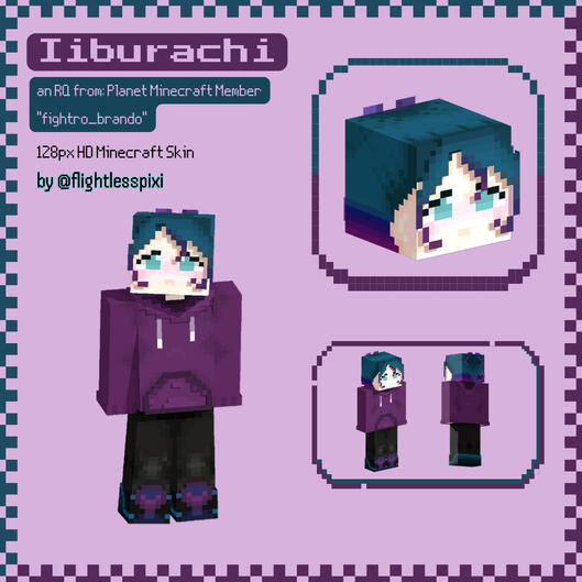 Iiburachi (RQ from Fightro Brando on Planet Minecraft)